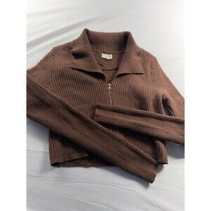 LA Hearts brown zip up